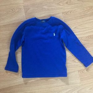 3t Ralph Lauren Waffle Knit Shirt